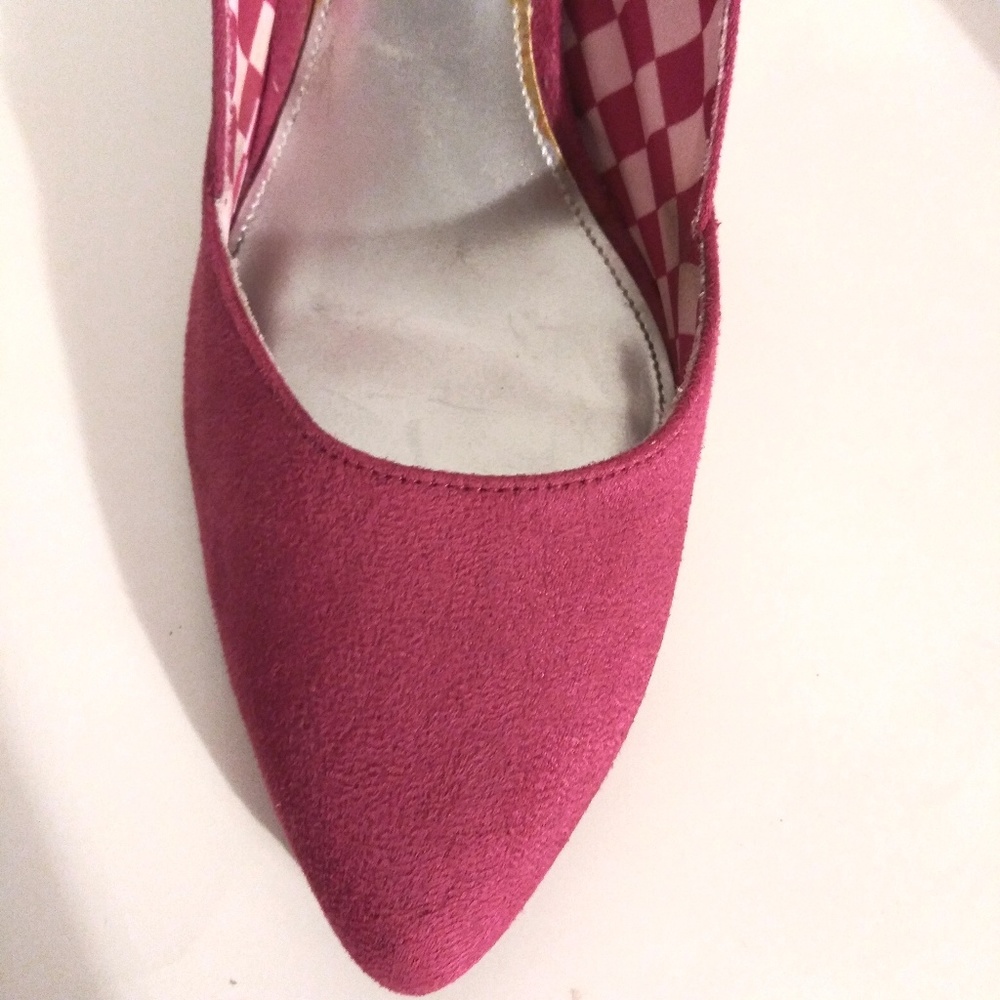 Red Pointy Toe Heels By Christian Siriano Size 9 - Picture 7 of 8